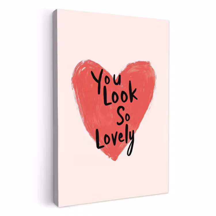 Lienzos decorativos - Corazón - Rojo - San Valentín — 3