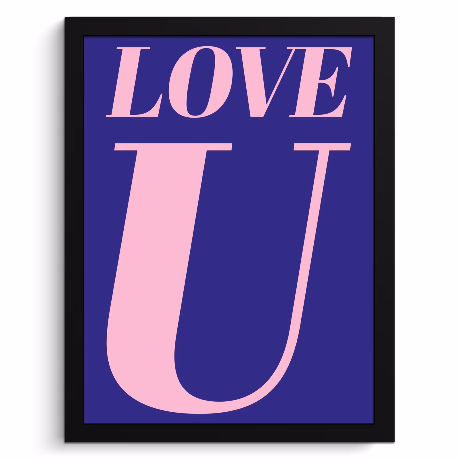 Cuadros enmarcados - Amor - Azul - San Valentín — 1