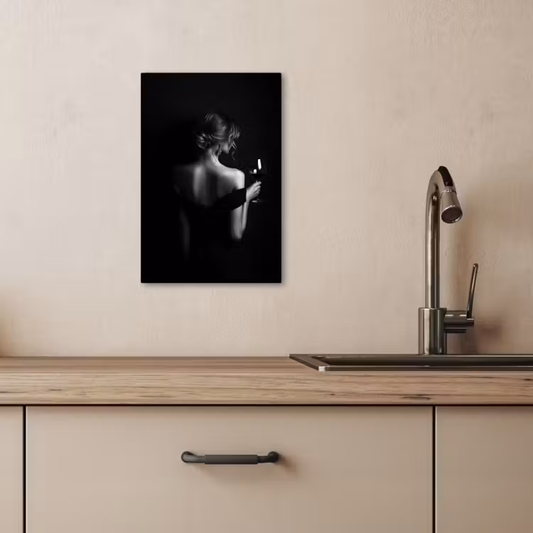 KitchenYeah - Cocina - Lienzo - Mujer - Vino - Vestido — 3