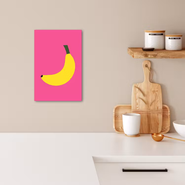 Lienzos decorativos - Plátano - Amarillo - Fruta — 2