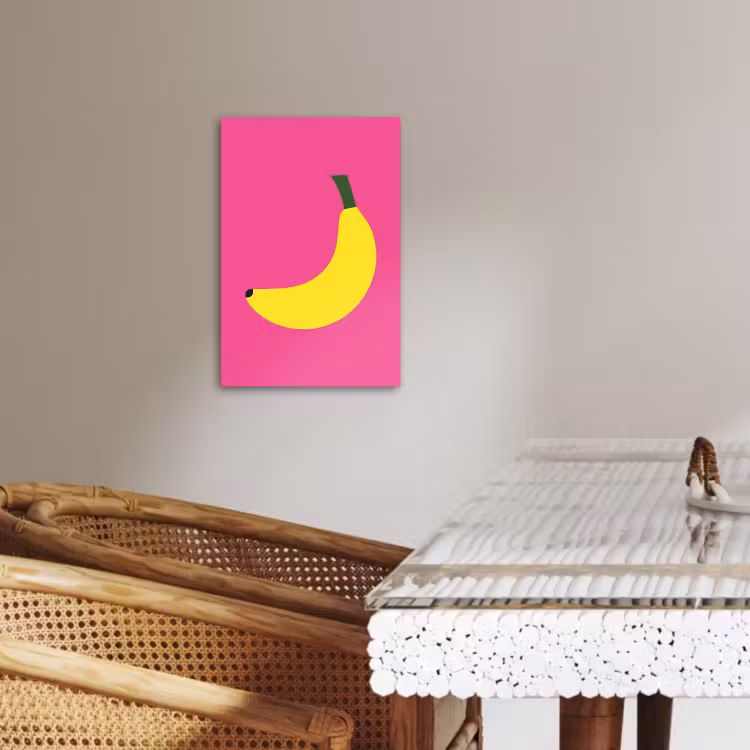 Lienzos decorativos - Plátano - Amarillo - Fruta — 4