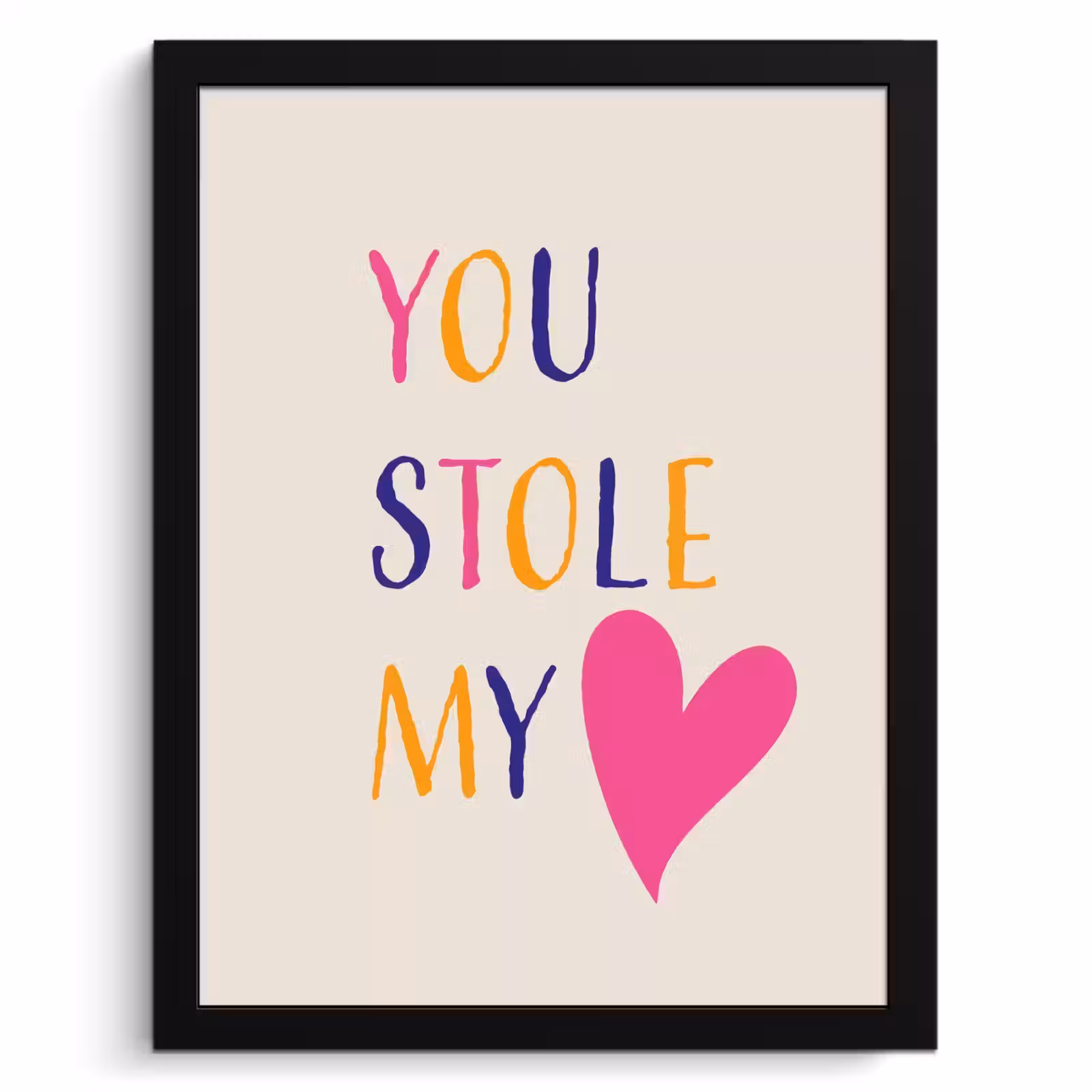 Cuadros enmarcados - Corazón - San Valentín - Texto — 1