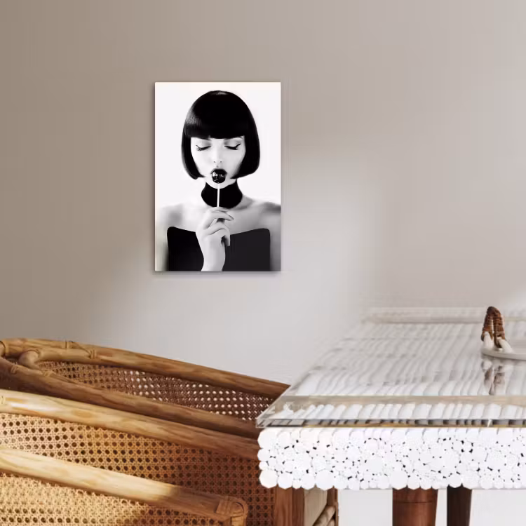 KitchenYeah - Cocina - Lienzo - Mujer - Lolly - Negro - Blanco — 1
