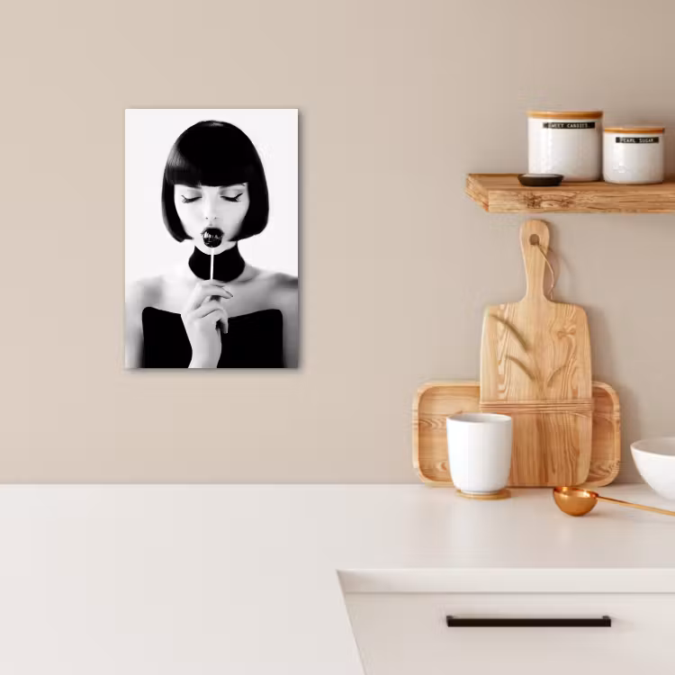 KitchenYeah - Cocina - Lienzo - Mujer - Lolly - Negro - Blanco — 4