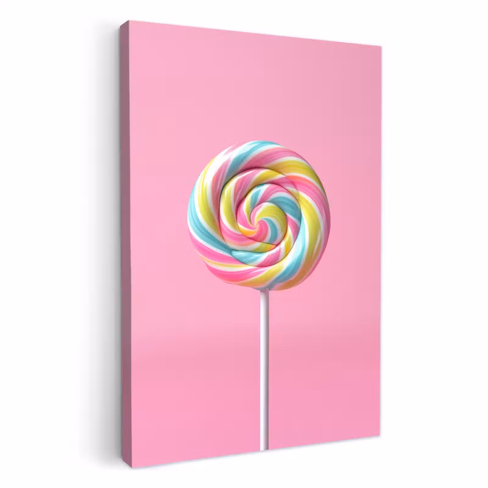 KitchenYeah - Cocina - Lienzo - Piruleta - Rosa - Caramelo - Dulce — 1