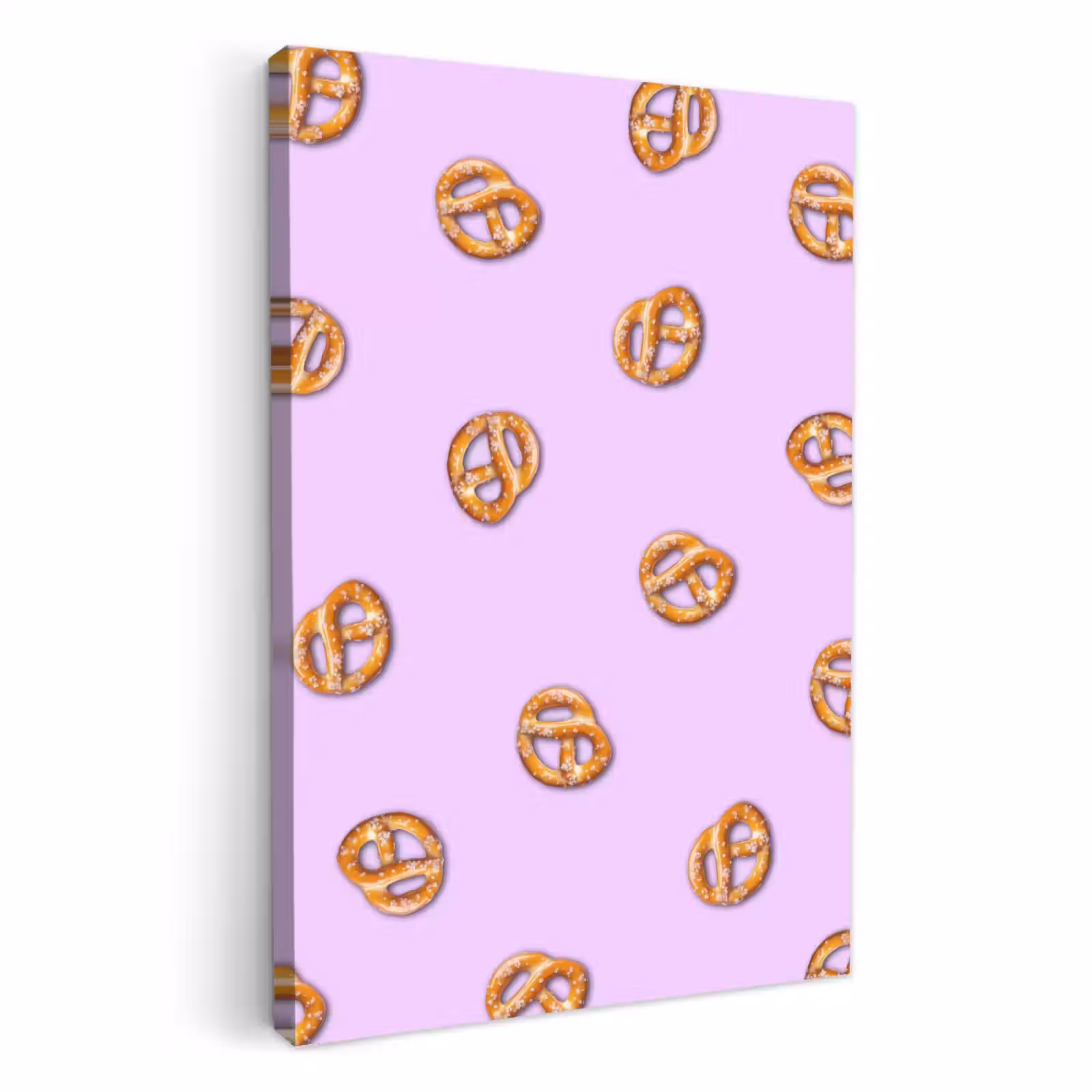 KitchenYeah - Cocina - Lienzo - Pretzels - Alimentación - Morado — 1