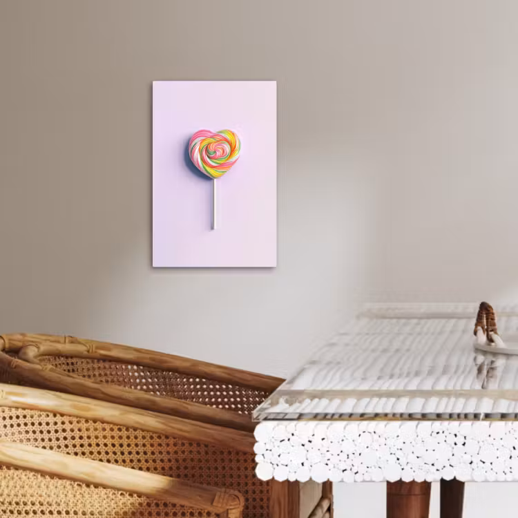 KitchenYeah - Cocina - Lienzo - Corazón - Piruleta - Caramelo — 2