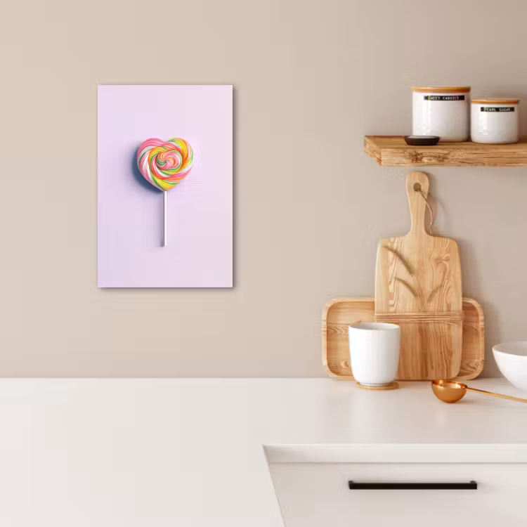 KitchenYeah - Cocina - Lienzo - Corazón - Piruleta - Caramelo — 3