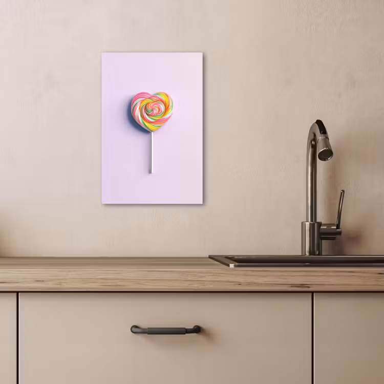 KitchenYeah - Cocina - Lienzo - Corazón - Piruleta - Caramelo — 4