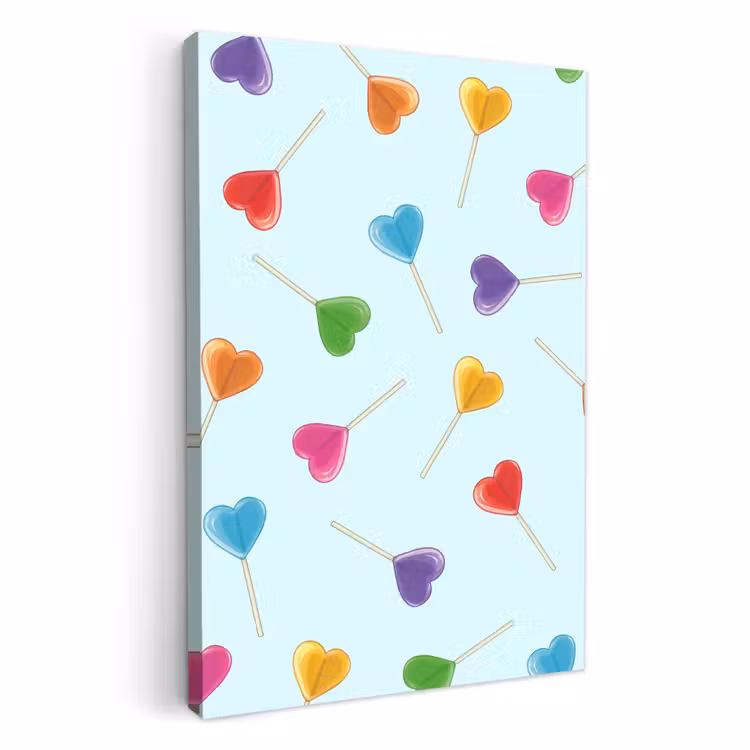 KitchenYeah - Cocina - Lienzo - Piruleta - Arco iris - Caramelo — 1