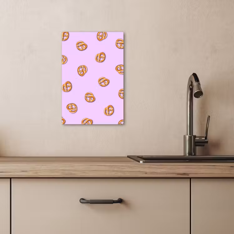 KitchenYeah - Cocina - Lienzo - Pretzels - Alimentación - Morado — 4