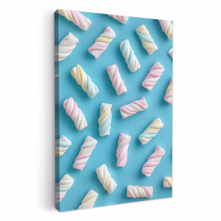 KitchenYeah - Cocina - Lienzo - Tocino - Pastel - Caramelo - Azul — 1