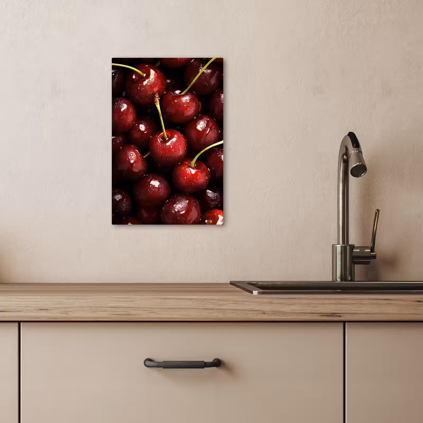 KitchenYeah - Cocina - Lienzo - Rojo - Fruta - Cereza — 1