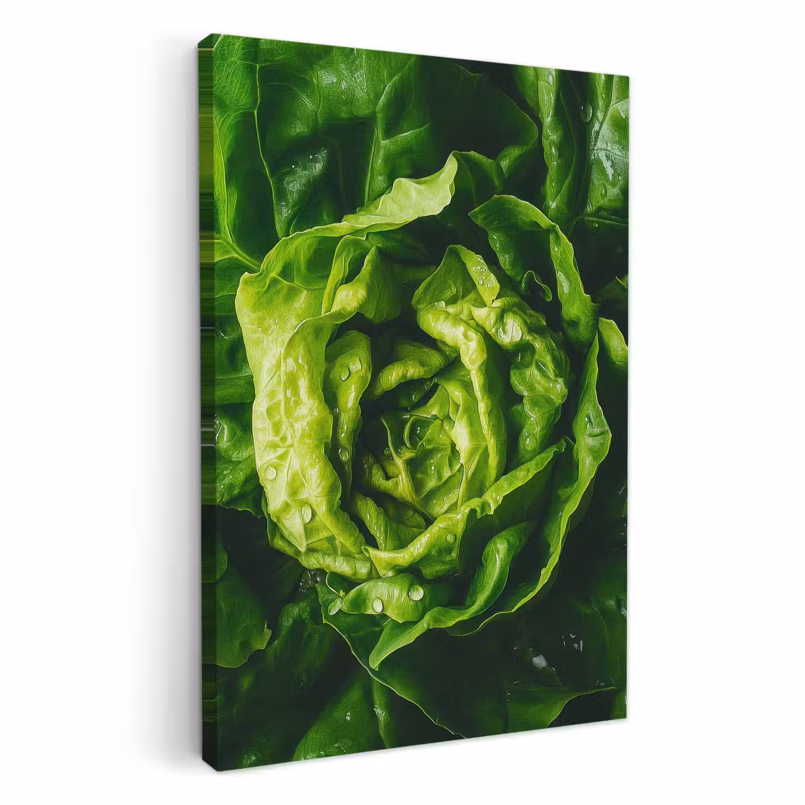 KitchenYeah - Cocina - Lienzo - Verduras - Lechuga - Verde — 1