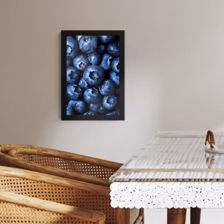 Cuadros enmarcados - Bayas - Azul - Frutas — 1