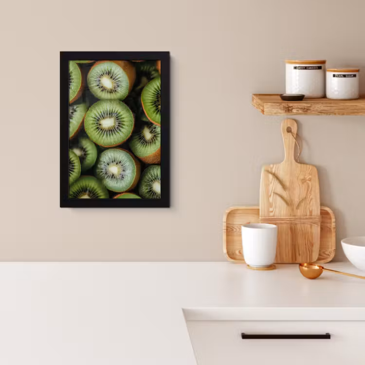 Cuadros enmarcados - Kiwi - Fruta - Verde — 2