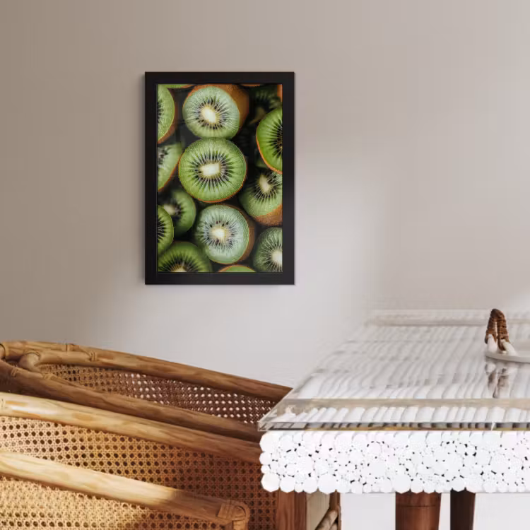 Cuadros enmarcados - Kiwi - Fruta - Verde — 4