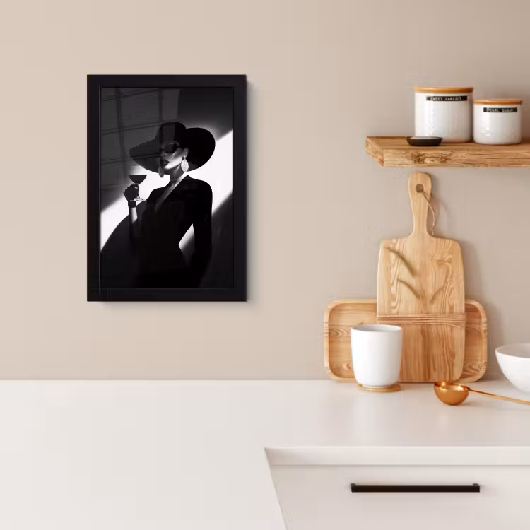 Cuadros enmarcados - Mujer - Vino - Chic — 4