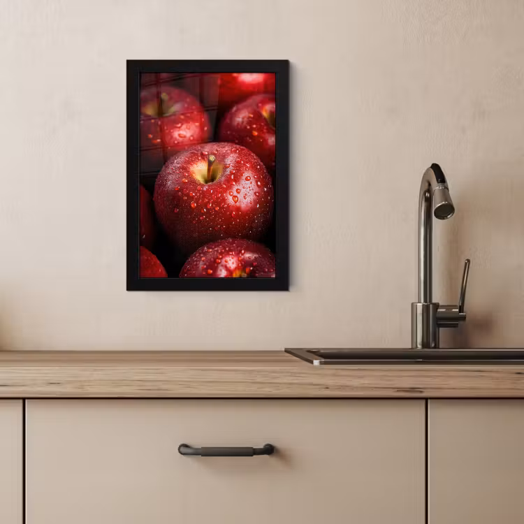 Cuadros enmarcados - Rojo - Manzanas - Frutas — 2