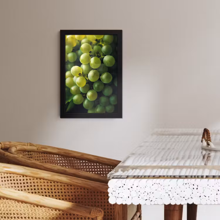 Cuadros enmarcados - Uvas - Racimo - Verde — 3