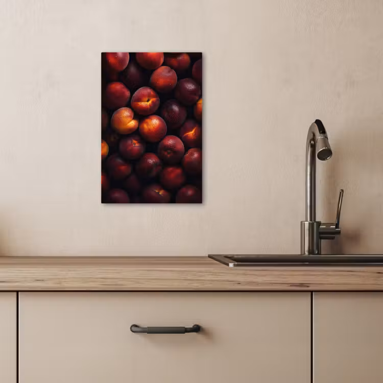 KitchenYeah - Cocina - Lienzo - Frutas - De cerca - Nectarinas — 1