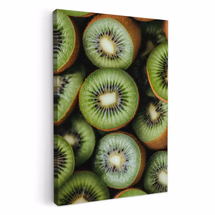 KitchenYeah - Cocina - Lienzo - Kiwi - Fruta - Verde — 1