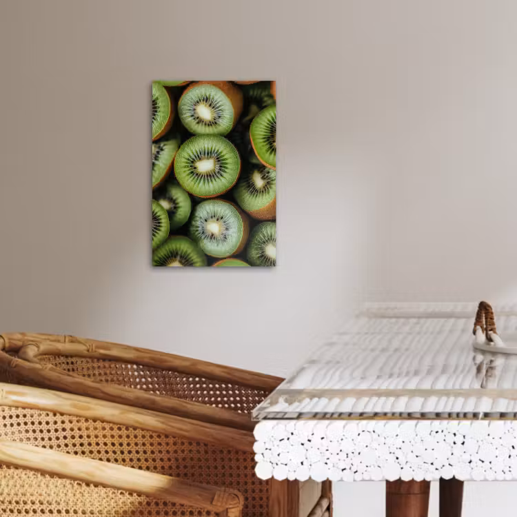 KitchenYeah - Cocina - Lienzo - Kiwi - Fruta - Verde — 2