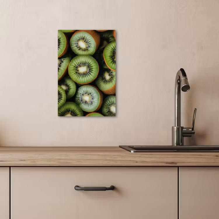KitchenYeah - Cocina - Lienzo - Kiwi - Fruta - Verde — 3