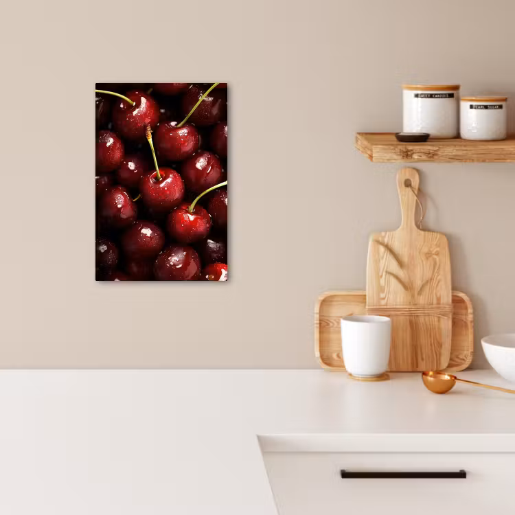KitchenYeah - Cocina - Lienzo - Rojo - Fruta - Cereza — 3