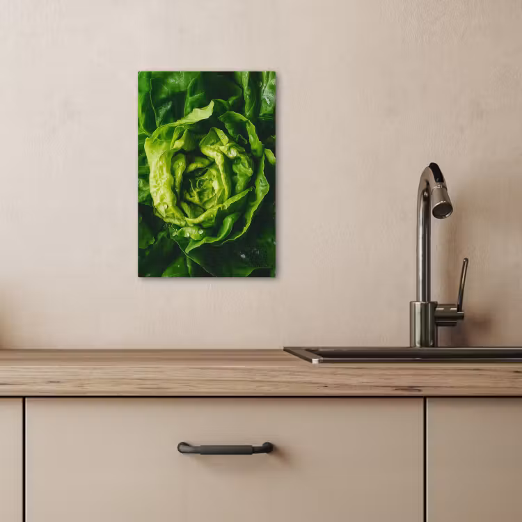 KitchenYeah - Cocina - Lienzo - Verduras - Lechuga - Verde — 4