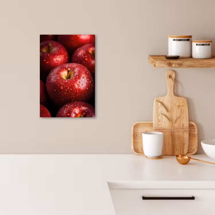 KitchenYeah - Cocina - Lienzo - Rojo - Manzanas - Frutas — 3