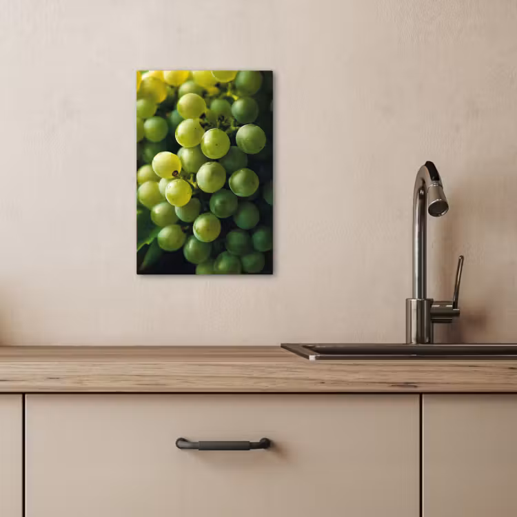 KitchenYeah - Cocina - Lienzo - Uvas - Racimo - Verde — 3