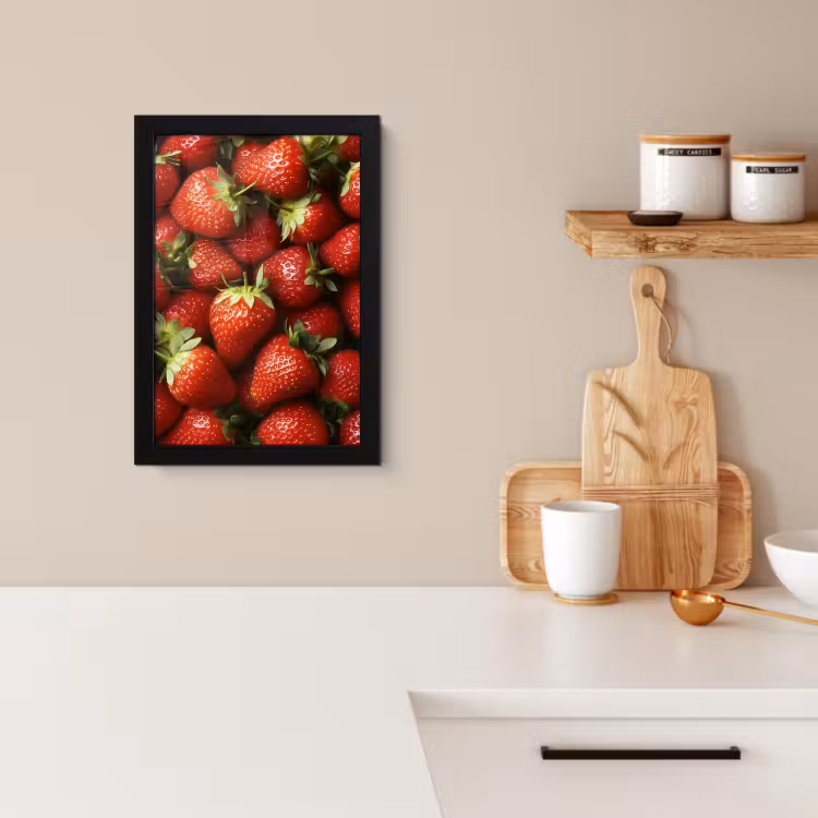 Cuadros enmarcados - Fresa - Fruta - Rojo — 2