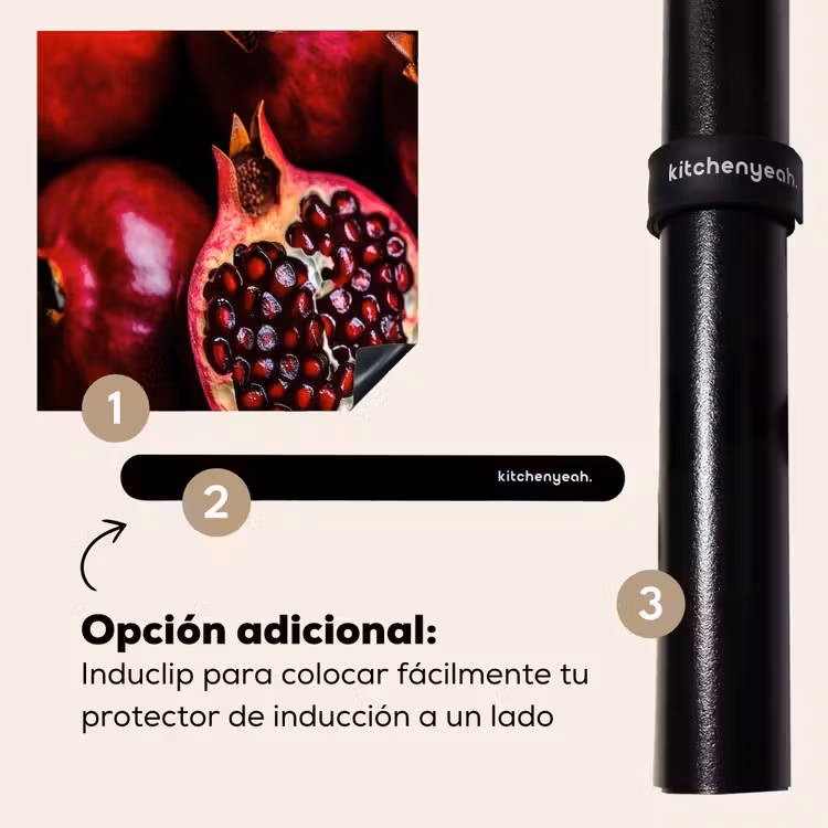 Protector de inducción - Granada - Roja - Fruta — 8