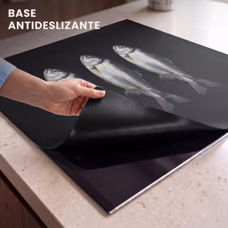 Protector de inducción - Arenque - Pescado - Negro — 6