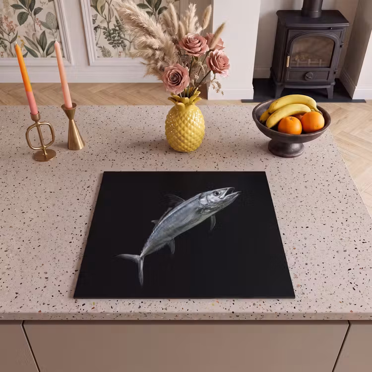 Protector de inducción - Caballa - Pescado - Negro — 3