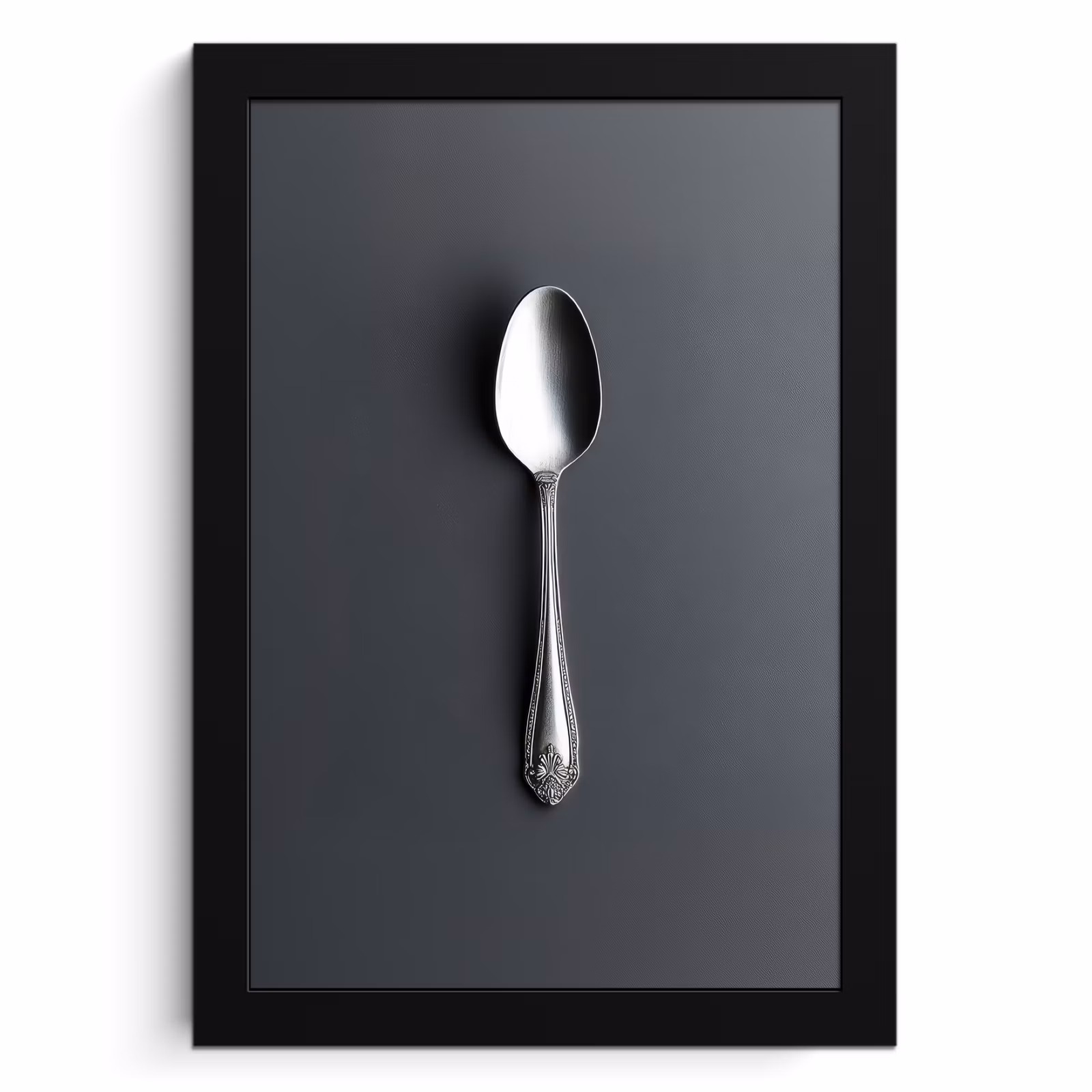 Cuadros enmarcados - Plata - Metal - Cuchara — 1