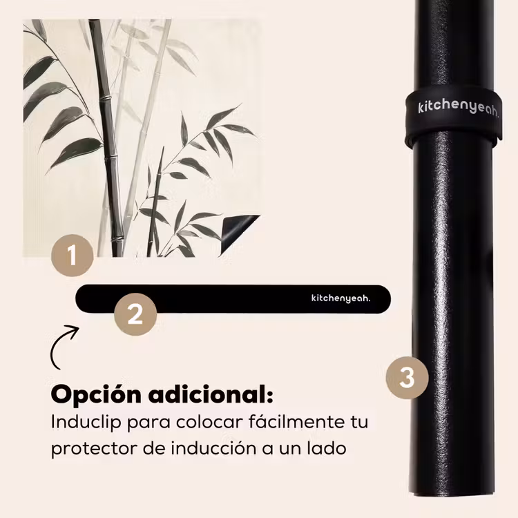 Protector de inducción - Japandi - Bambú - Beige — 8