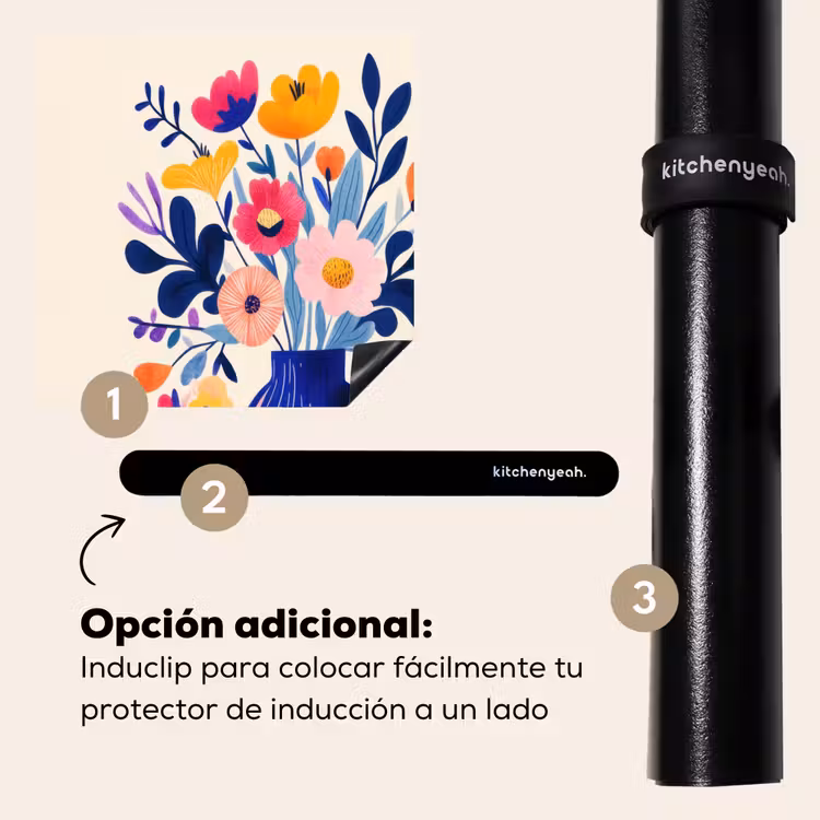 Protector de inducción - Jarrón - Flores - Ramo — 8
