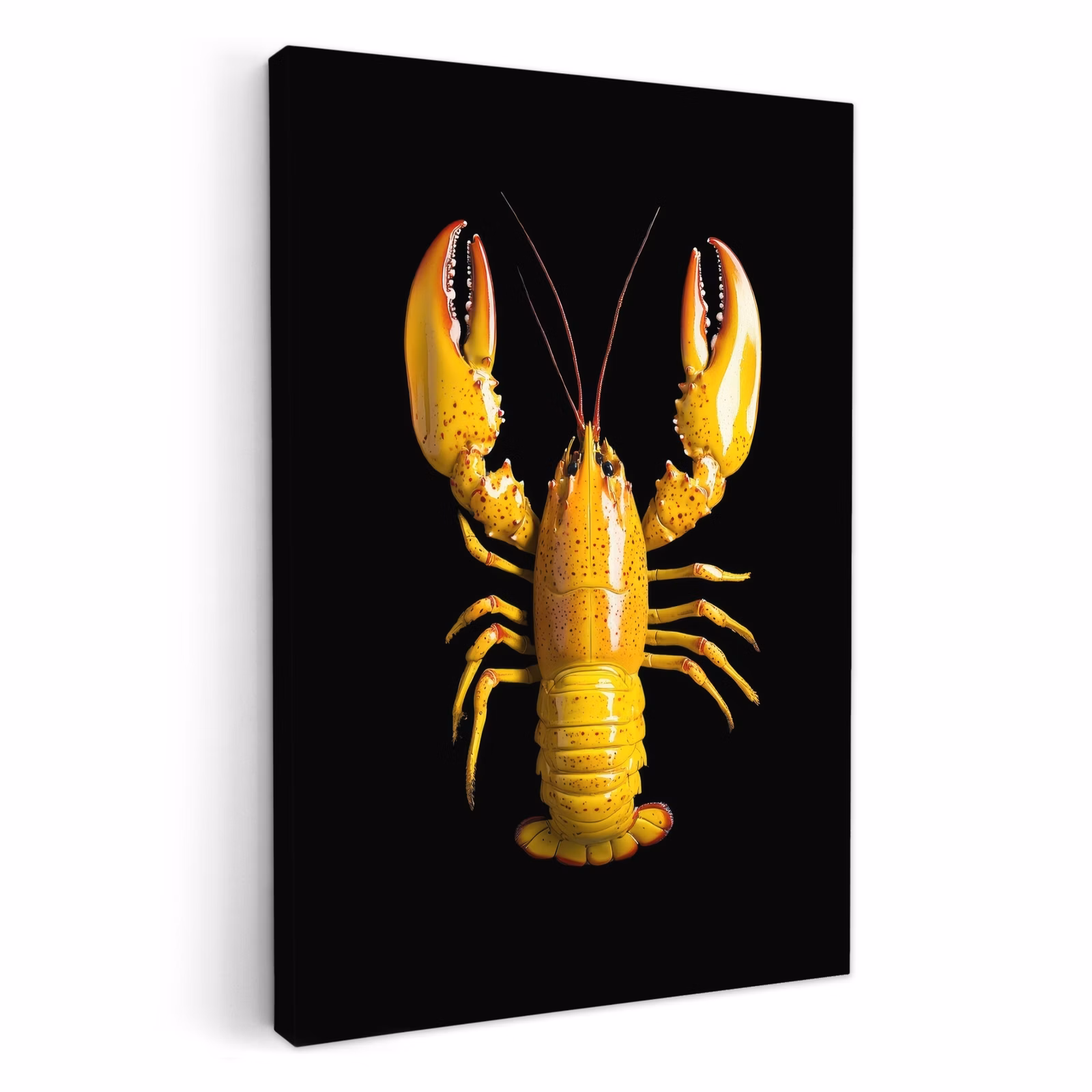 Lienzos decorativos - Cáncer - Amarillo - Puntos - Sólido — 1