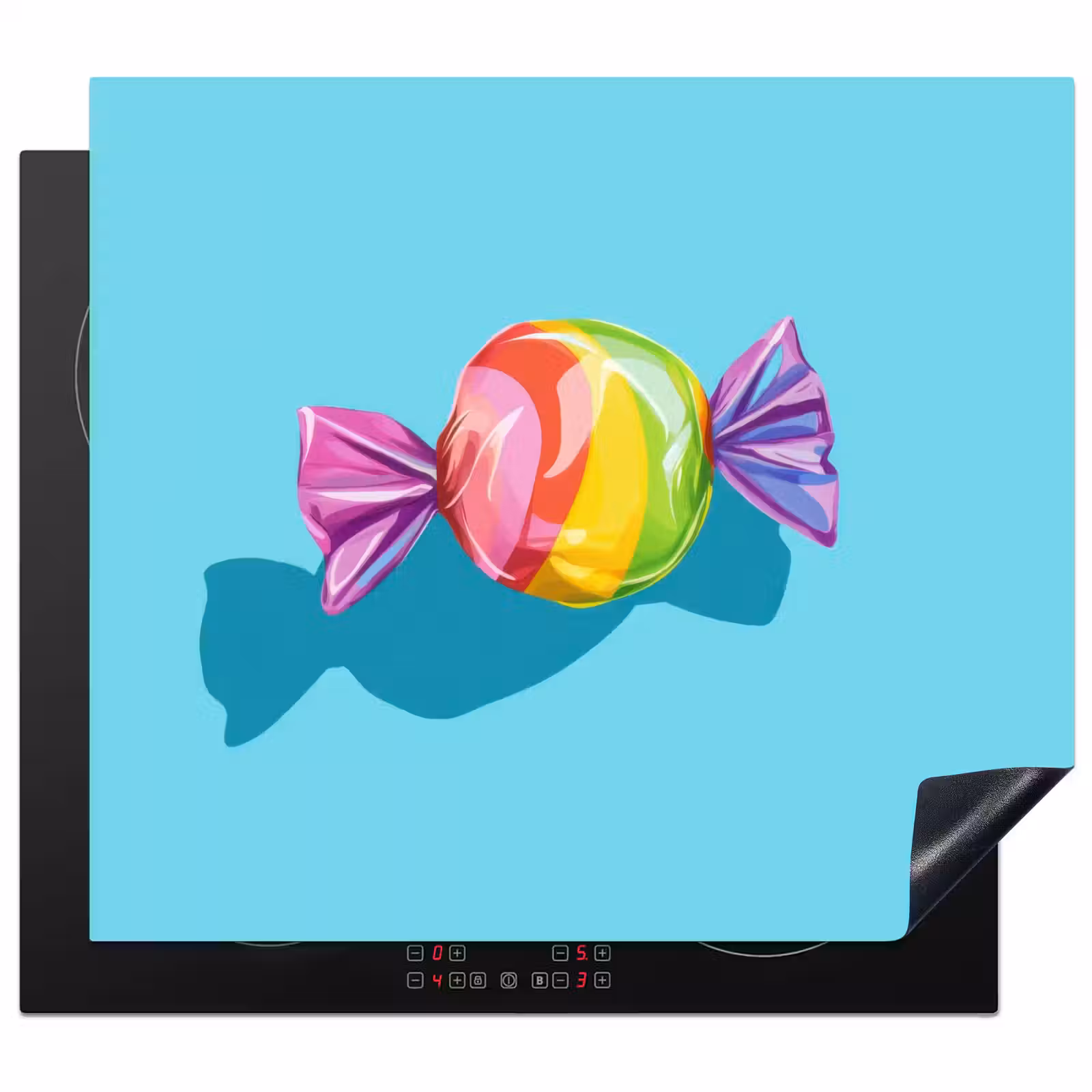 Protector de inducción - Azul - Caramelo - Arco iris — 1