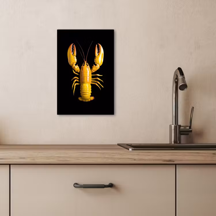 Lienzos decorativos - Cáncer - Amarillo - Puntos - Sólido — 2