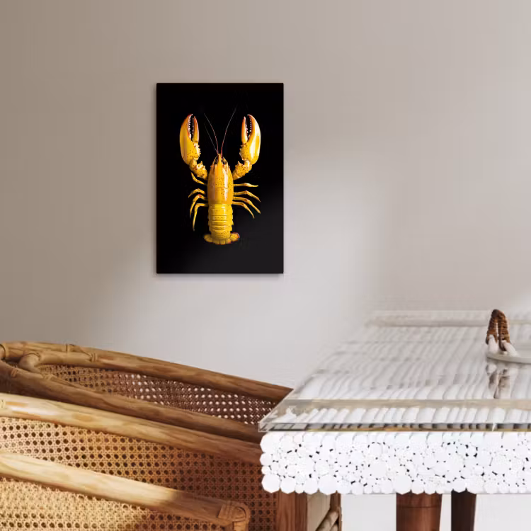 Lienzos decorativos - Cáncer - Amarillo - Puntos - Sólido — 4