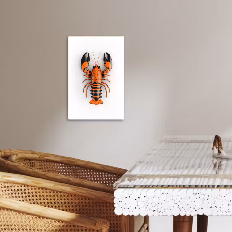 Lienzos decorativos - Cáncer - Negro - Naranja - Blanco - Único — 3