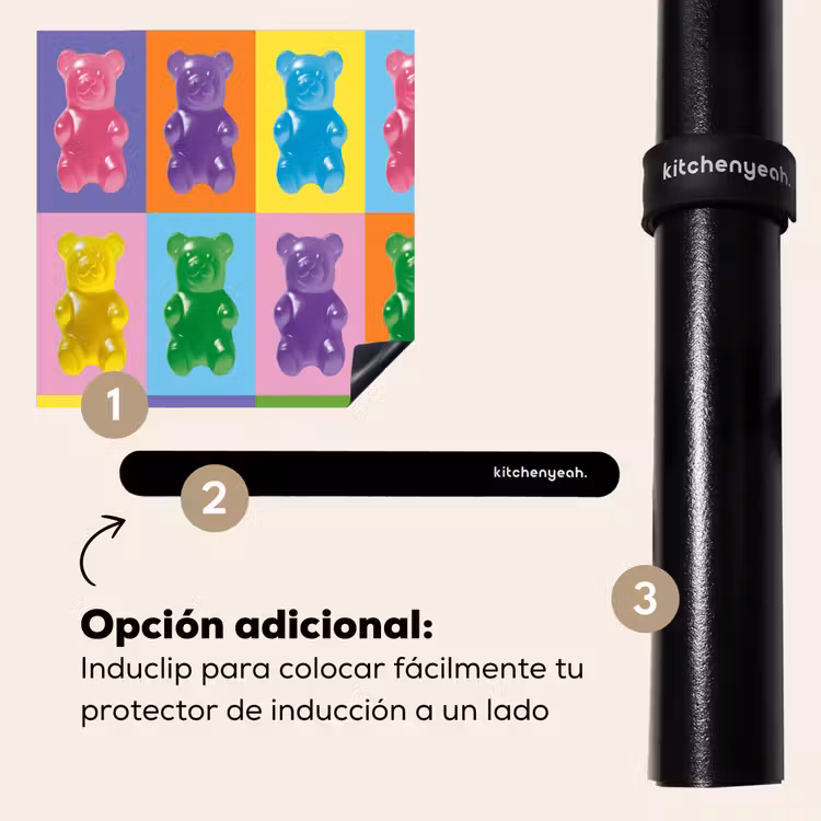 Protector de inducción - Arte- Caramelos - Colorido — 8