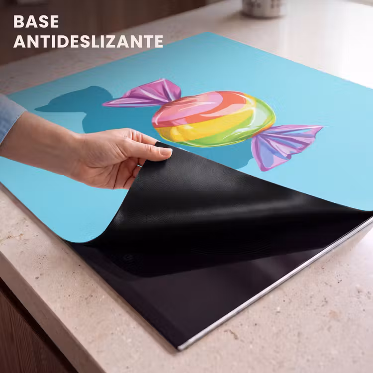 Protector de inducción - Azul - Caramelo - Arco iris — 6