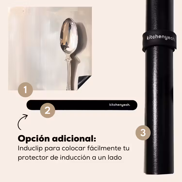 Protector de inducción - Cuchara - Pintura - Plata — 8