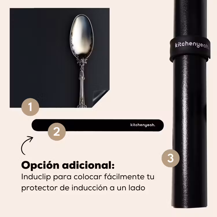 Protector de inducción - Cuchara - Plata - Metal — 8