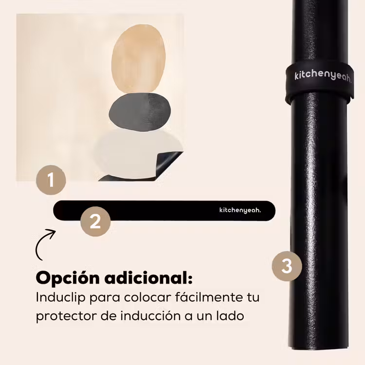 Protector de inducción - Japandi - Wabi sabi - Beige — 8