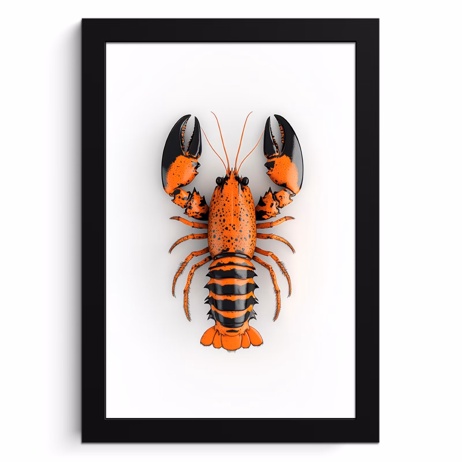 Cuadros enmarcados - Cáncer - Negro - Naranja - Blanco - Único — 1